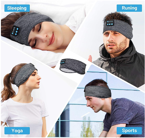The AudioBandz wireless headphones band is perfect for a workout, a peaceful night's sleep or to make everyday tasks more enjoyable!
