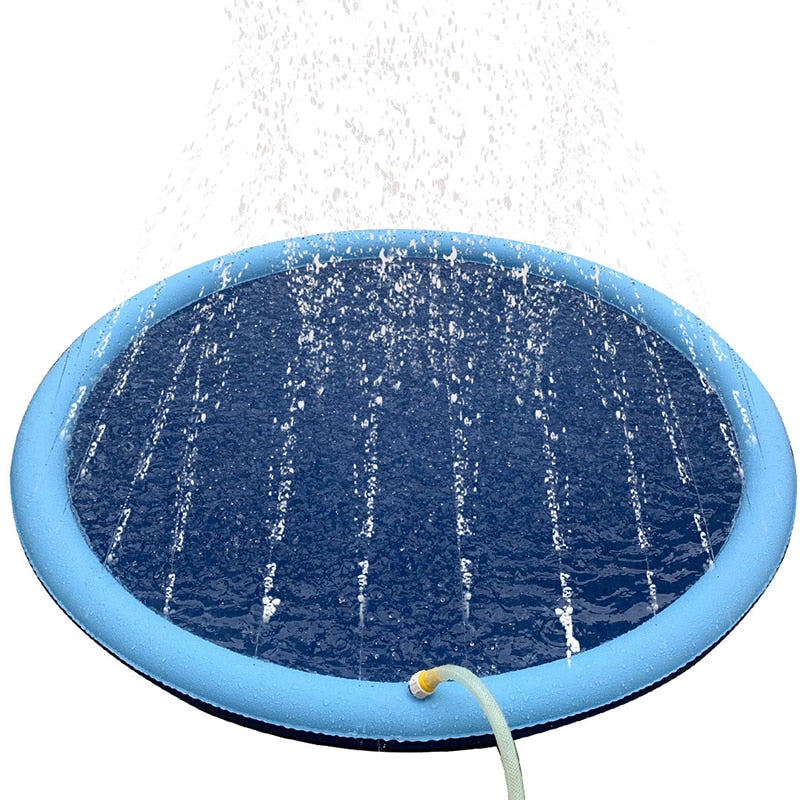 AquaFun Splash Pad - The Ultimate Aquatic Adventure for Dogs and Kids