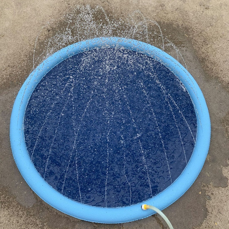 AquaFun Splash Pad - The Ultimate Aquatic Adventure for Dogs and Kids