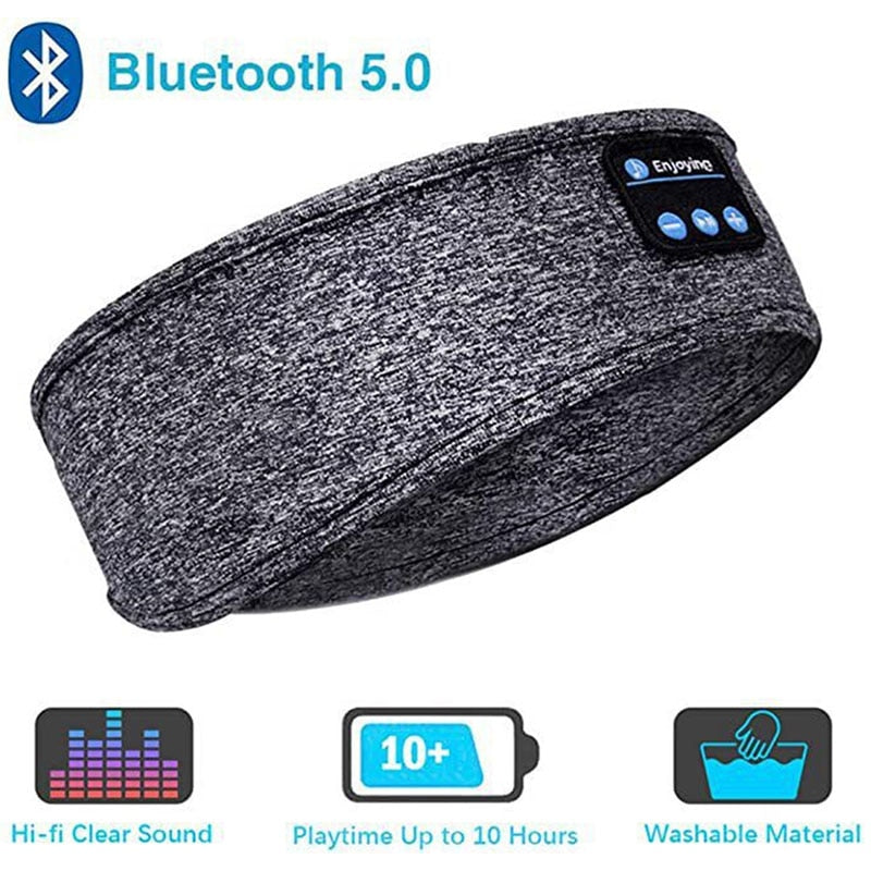 The AudioBandz wireless headphones band is perfect for a workout, a peaceful night's sleep or to make everyday tasks more enjoyable!