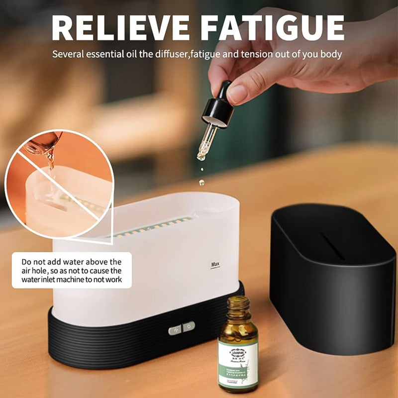 The Tranquil Flame - a Noiseless Aroma Diffuser and Humidifier