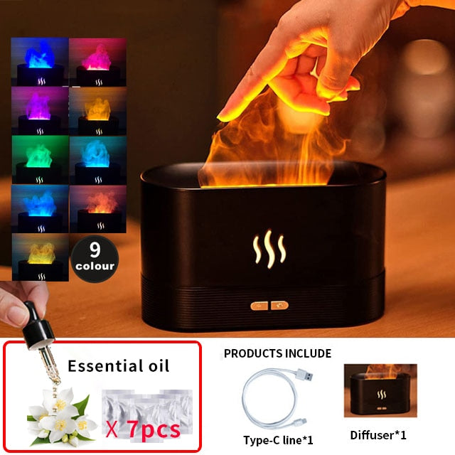 The Tranquil Flame - a Noiseless Aroma Diffuser and Humidifier