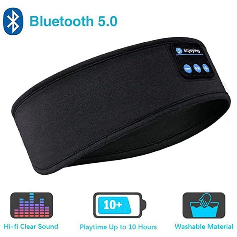 The AudioBandz wireless headphones band is perfect for a workout, a peaceful night's sleep or to make everyday tasks more enjoyable!