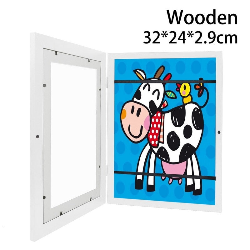 Kids Interchangeable Artwork Picture Storage Frame