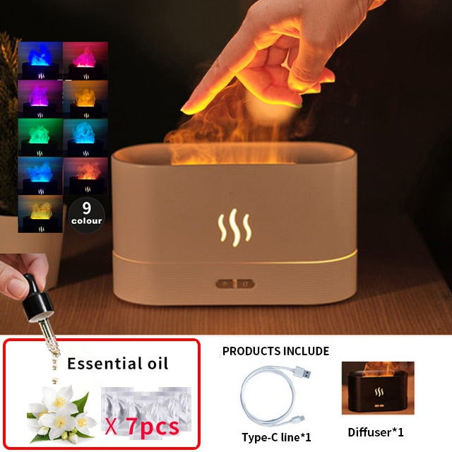 The Tranquil Flame - a Noiseless Aroma Diffuser and Humidifier
