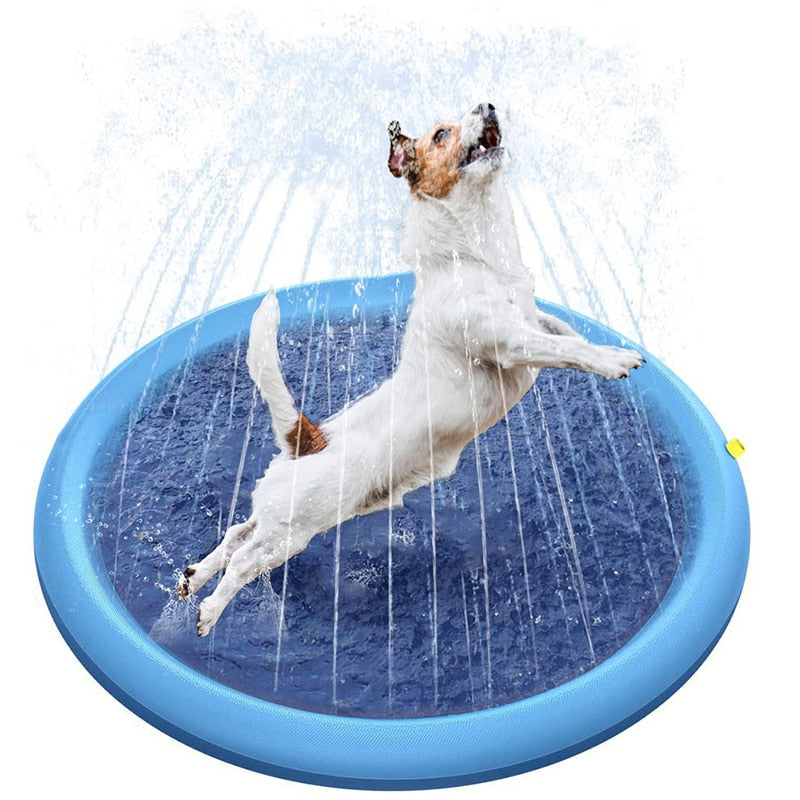AquaFun Splash Pad - The Ultimate Aquatic Adventure for Dogs and Kids