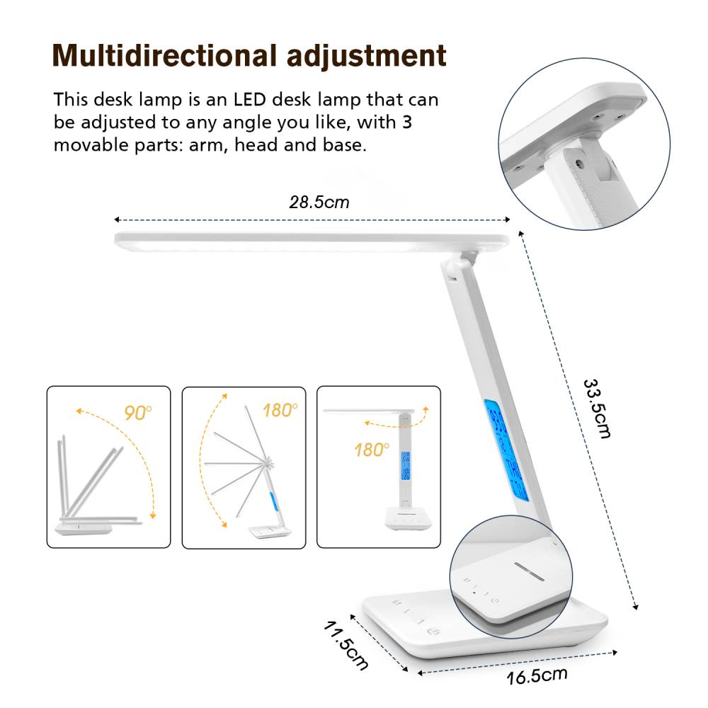 Wireless Charging Smart LED Desk Lamp