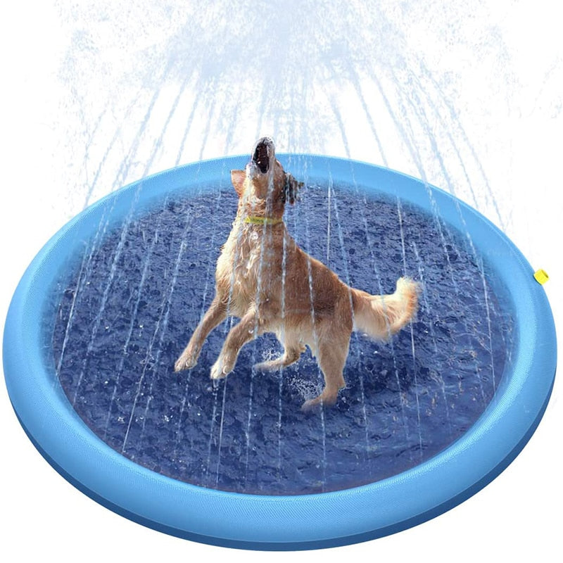 AquaFun Splash Pad - The Ultimate Aquatic Adventure for Dogs and Kids