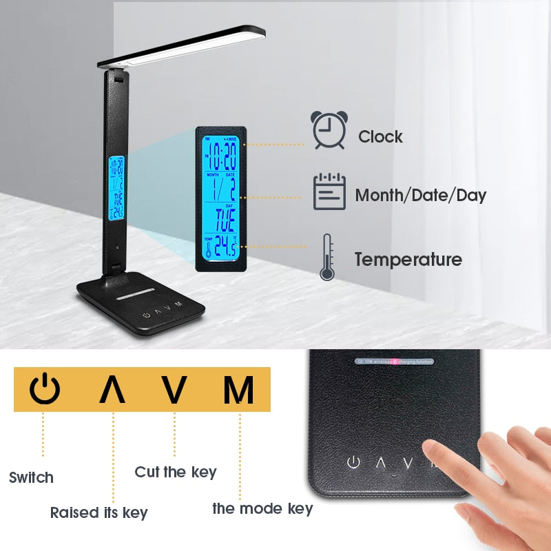 Wireless Charging Smart LED Desk Lamp