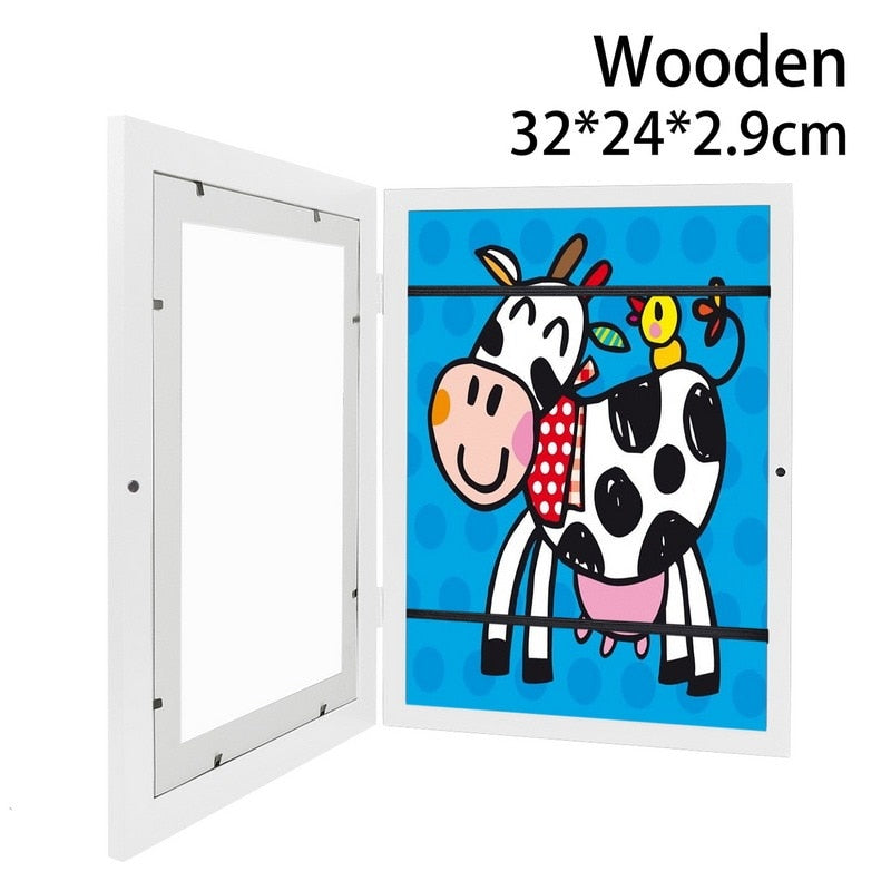 Kids Interchangeable Artwork Picture Storage Frame