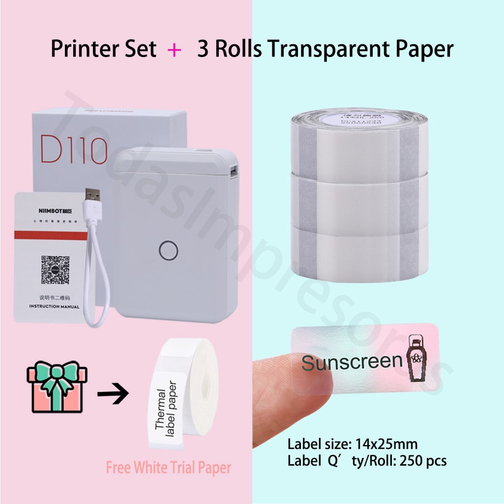 Niimbot D110 Mini Pocket Label Maker