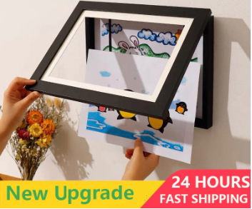 Kids Interchangeable Artwork Picture Storage Frame